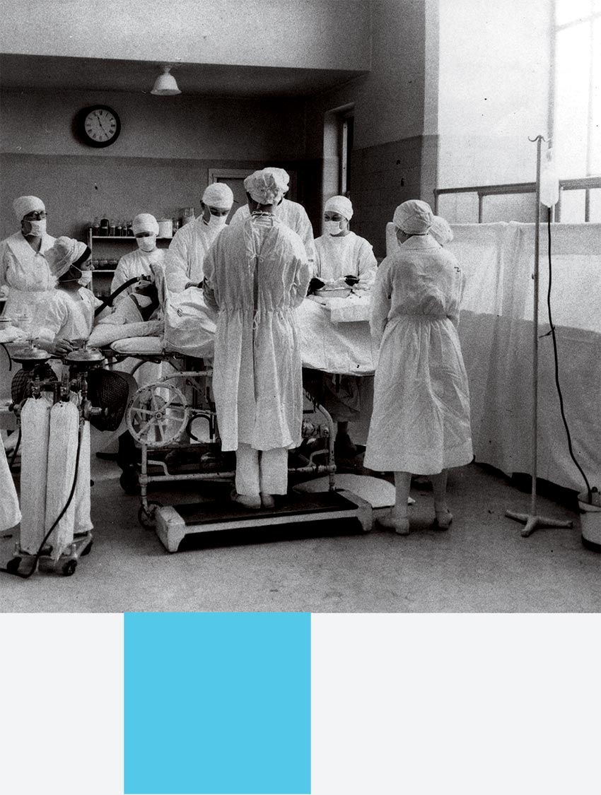 An operating room in 1929.