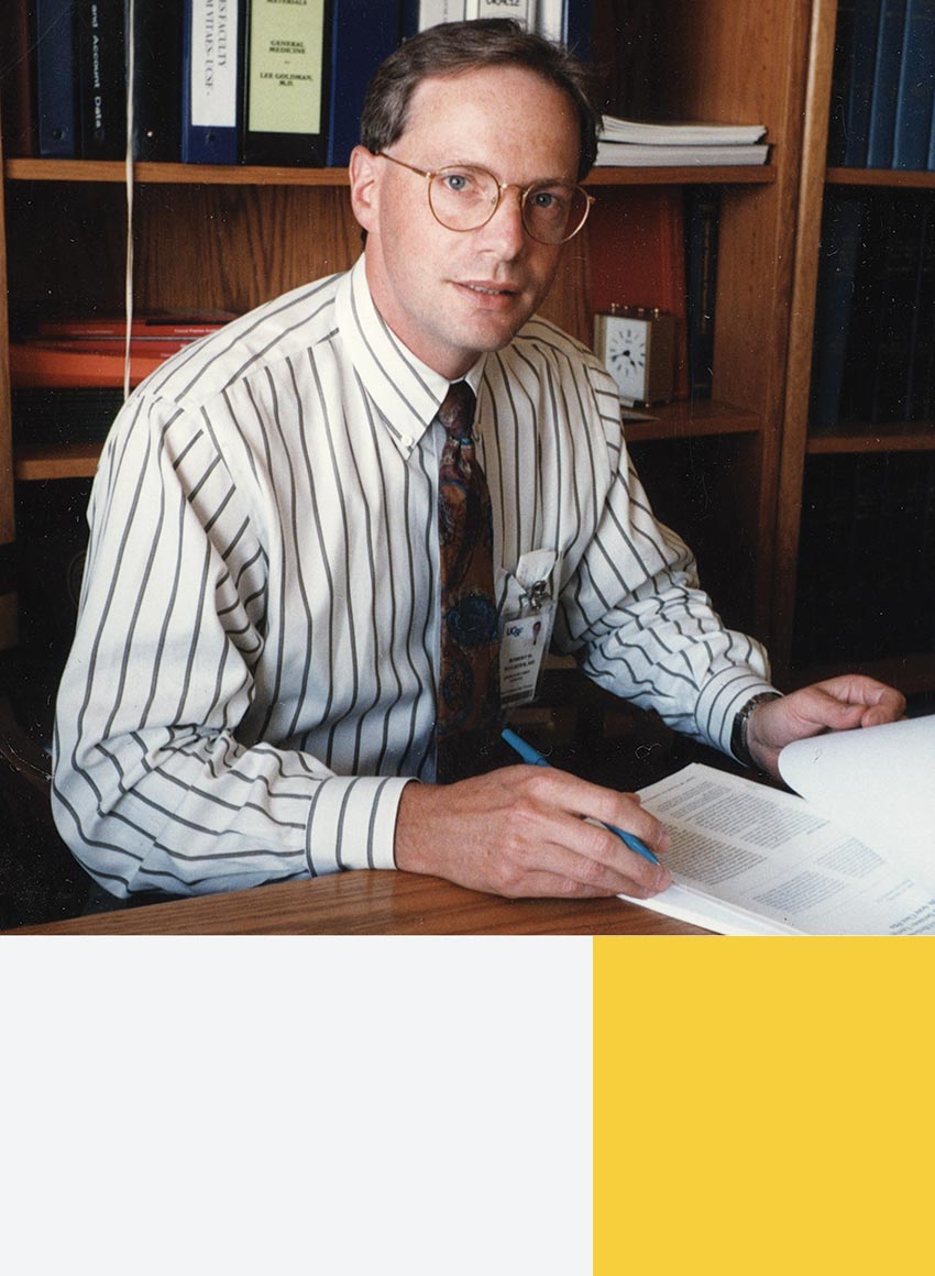 Robert Wachter in his office.