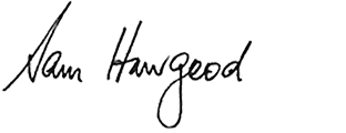 Sam Hawgood's signature.