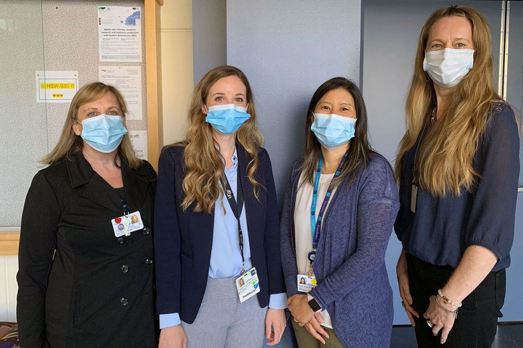 Four member of the UCSF ID Pharmacy team.