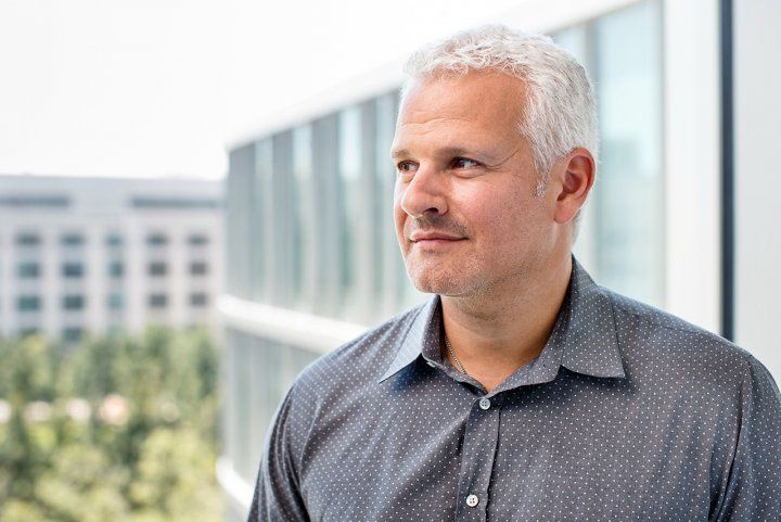 Portrait of Adam Gazzaley at UCSF Mission Bay Campus.