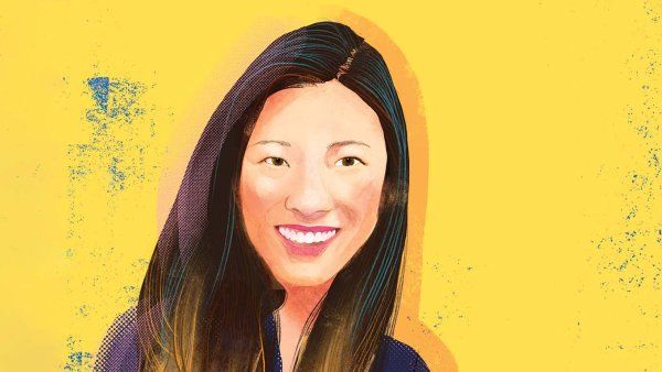 Illustrated portrait of Helen Mo