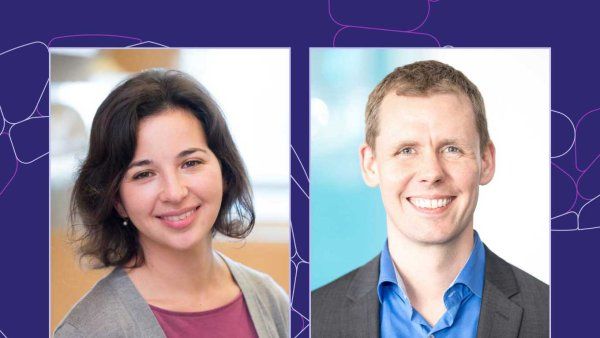 Headshots of Anna Molofsky and Martin Kampmann, recipients of the 2025 Bowes Award.