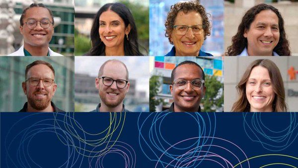 A composite image of 8 awardees of the 2025 Chancellor's Priciples of Community Awards.